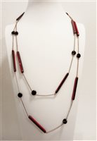Collar Rosso Prezioso Mujer Wood in Aleación de Metal Onice RP17335JULIE - RP17335JULIE